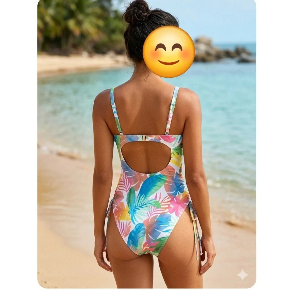 Hurley Women's One-Piece UPF‎ 50+ Stretch Swimsuit, MULTI COLOR Wonder, M